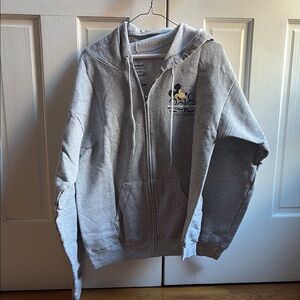 Disney Gray Zip-Up Hoodie